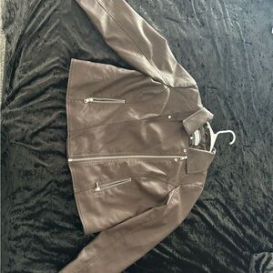 Women's Brown Leather Jacket